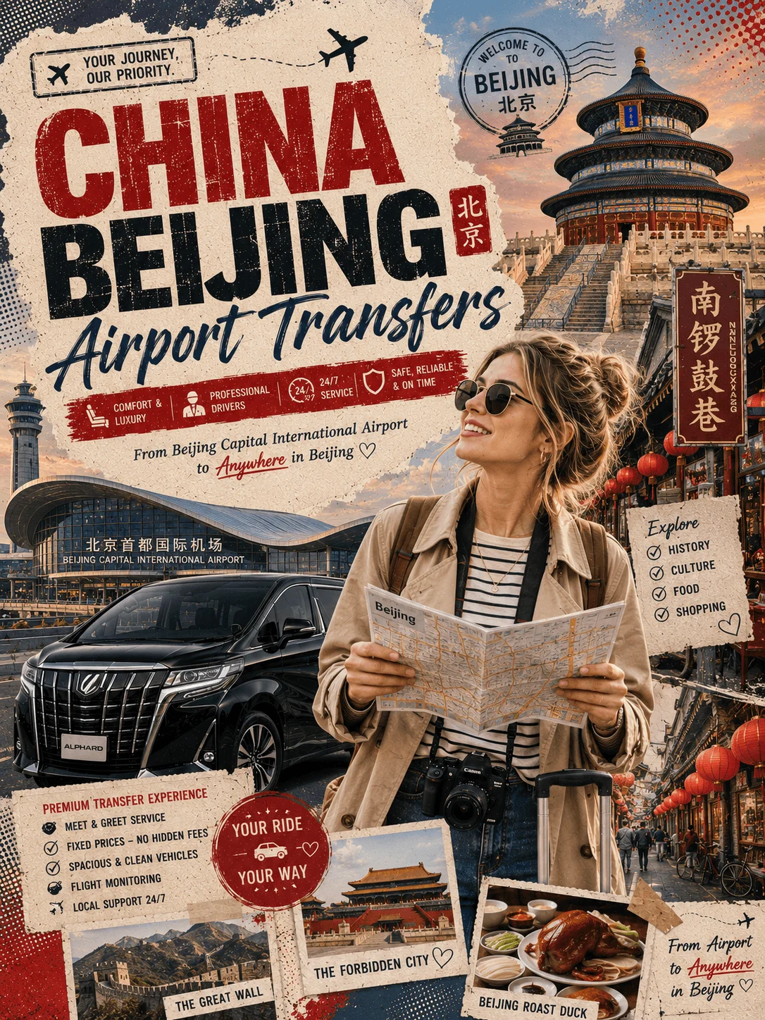 China Beijing airport transfers