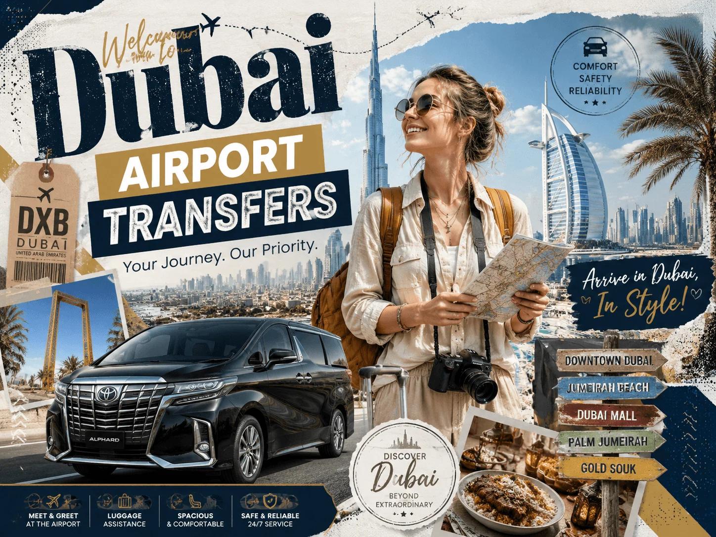 Fast transfer to Dubai City Center