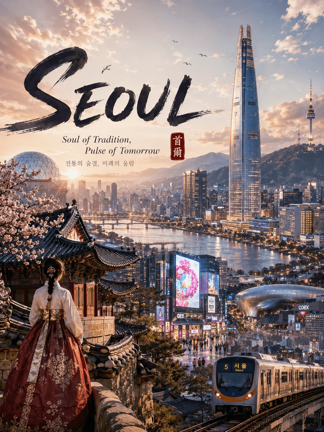 Fastest way to Seoul City Center