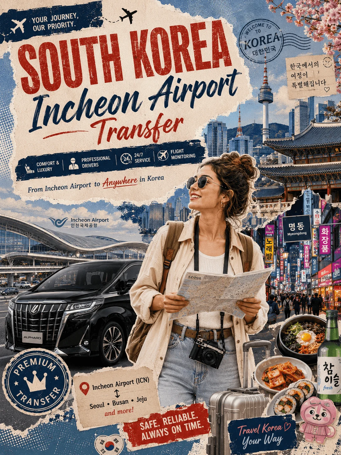 Korea Incheon Airport Transfers