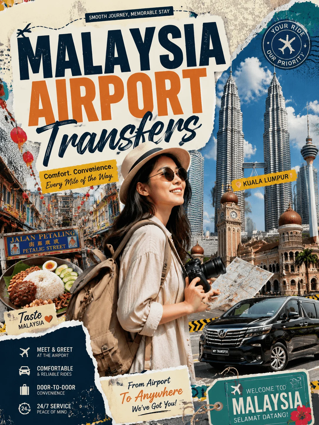 Malaysia Kuala Lumpur airport taxi transfers