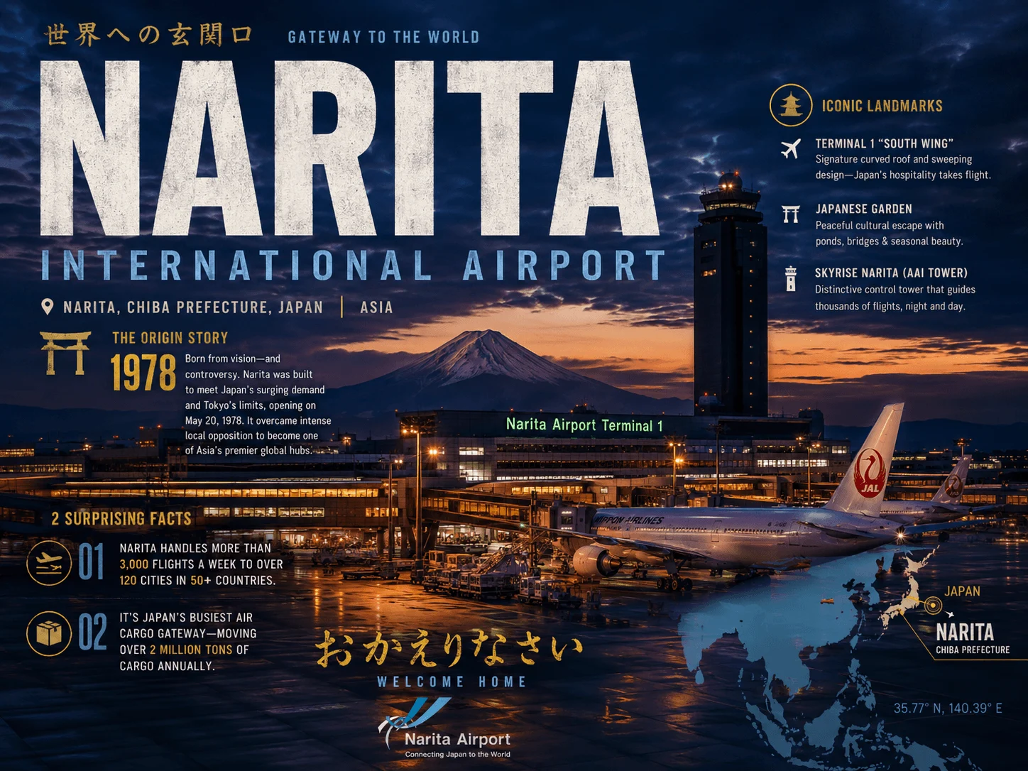 Narita International Airport (IATA Code - NRT)