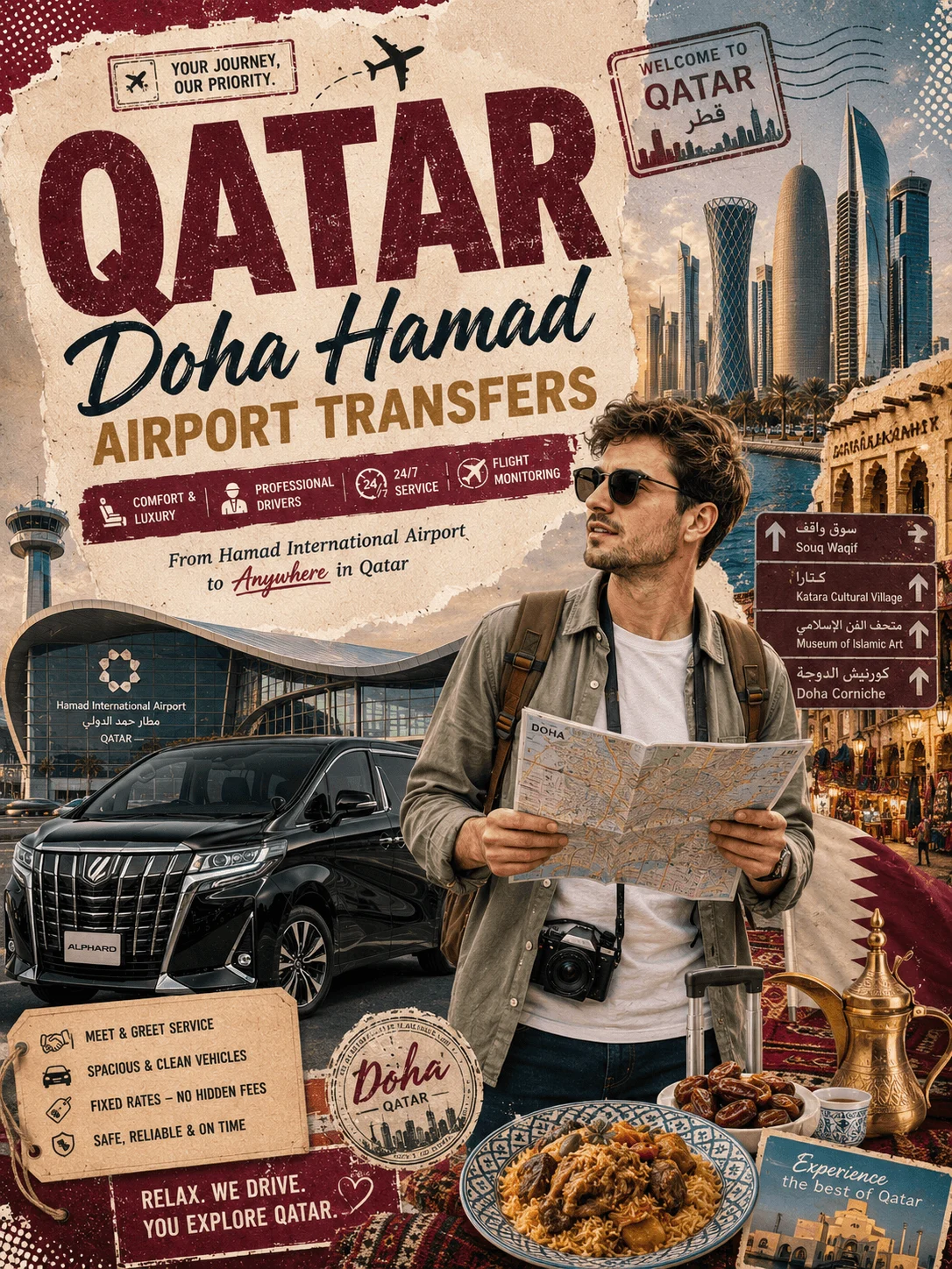 Qatar Doha Hamad airport transfers