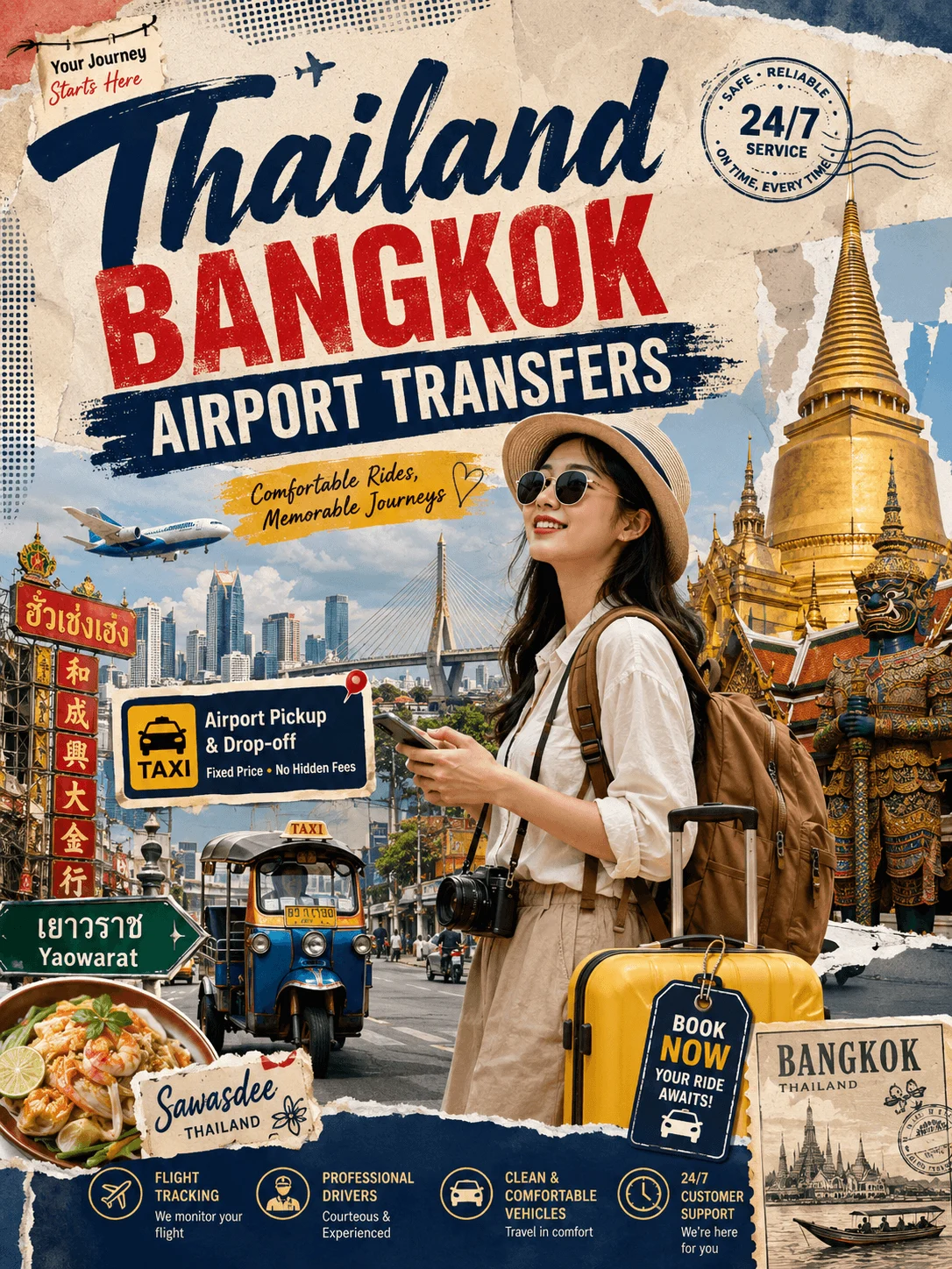 Thailand Bangkok Suvarnabhumi airport transfers